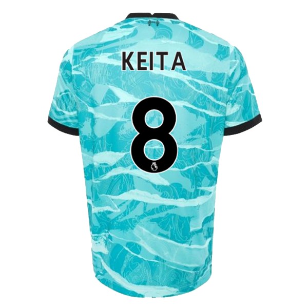Camiseta Liverpool NO.8 Keita 2ª 2020-2021 Azul